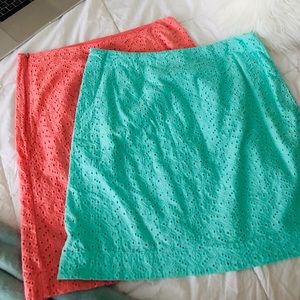 LL BEAN SKIRTS BUNDLE OF TWO